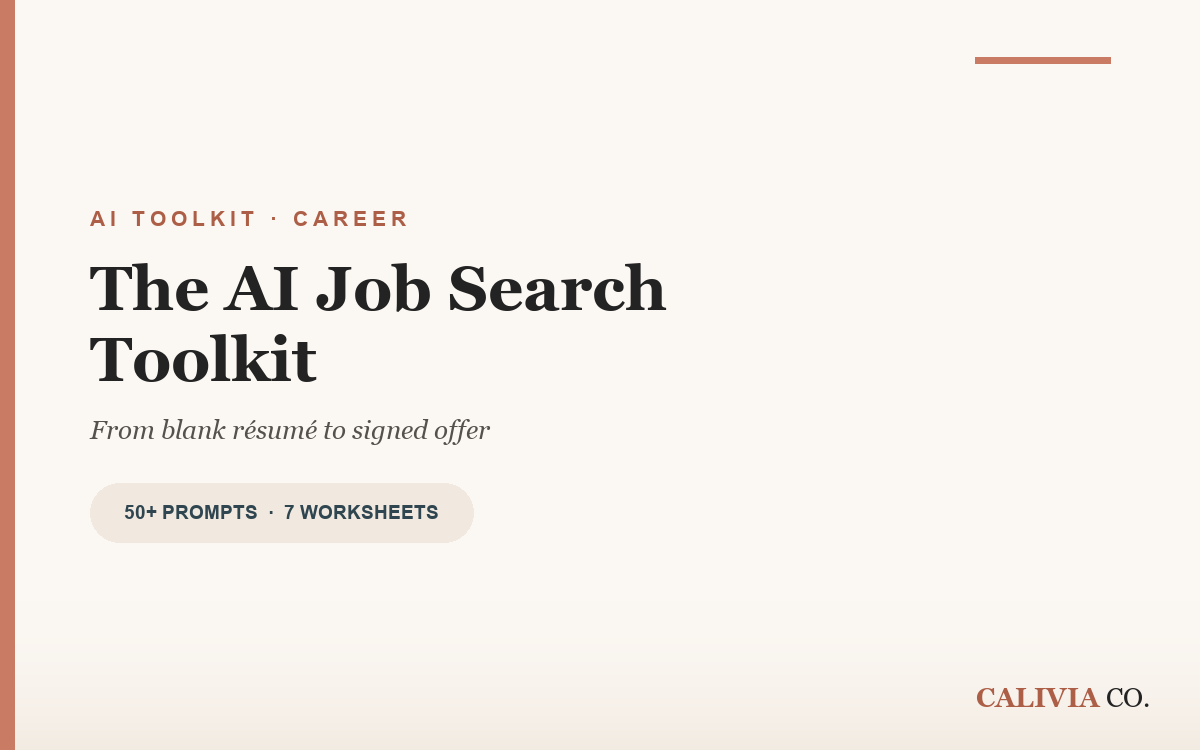 Cover of The AI Job Search Toolkit